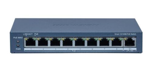 Hikvision DS-3E1309P-EI (B) – 9 portos PoE switch (110 W)