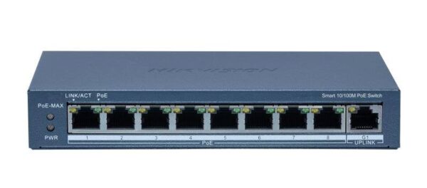 Hikvision DS-3E1309P-EI (B) – 9 portos PoE switch (110 W)