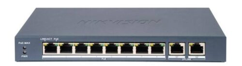 Hikvision DS-3E1310P-EI (B) – 10 portos PoE switch (110 W)