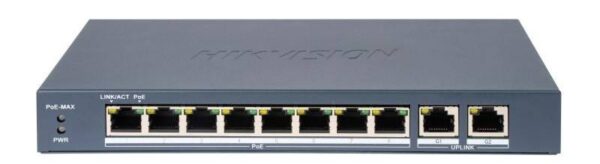 Hikvision DS-3E1310P-EI (B) – 10 portos PoE switch (110 W)