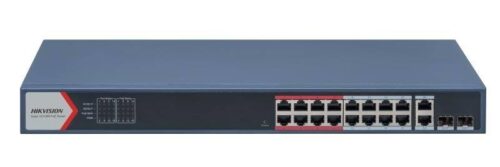 Hikvision DS-3E1318P-EI (B) – 18 portos PoE switch (230 W)