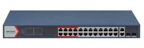 Hikvision DS-3E1326P-EI (B) – 26 portos PoE switch (370 W)