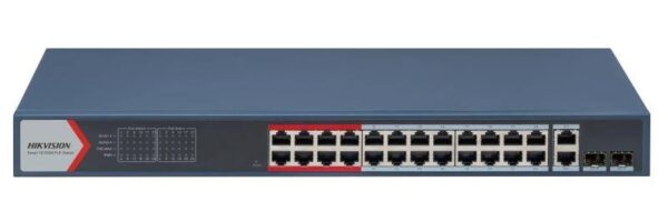 Hikvision DS-3E1326P-EI (B) – 26 portos PoE switch (370 W)