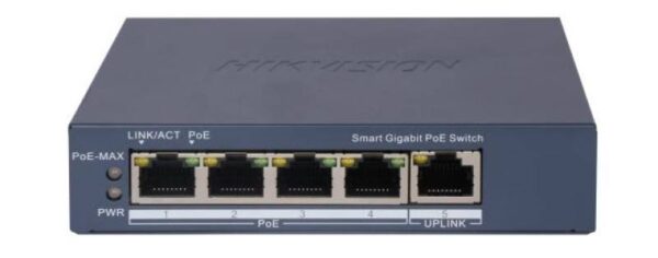Hikvision DS-3E1505P-EI – 5 portos PoE switch (60 W)