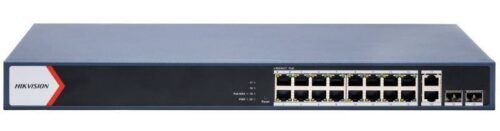 Hikvision DS-3E1520P-EI/M – 20 portos Gbit PoE switch (125 W)