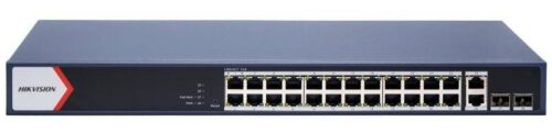 Hikvision DS-3E1528P-EI – 28 portos Gbit PoE switch (370 W)