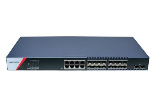 Hikvision DS-3E1726-SI-16F8T2X – 26 portos smart menedzslehető switch