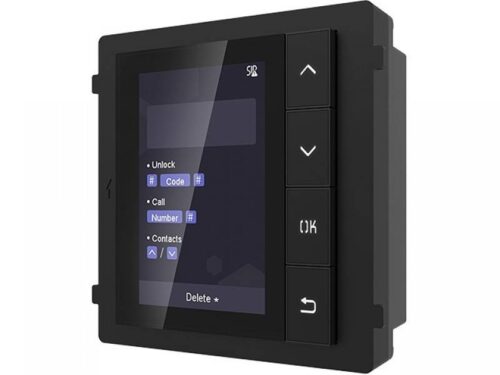 ds-kd-dis-1-60cb792e729f7.jpg Hikvision DS-KD-DIS – Társasházi IP video-kaputelefon kijelzőegység
