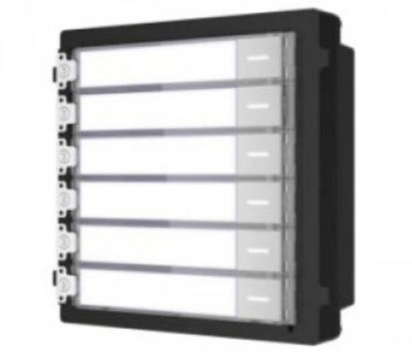 Hikvision DS-KD-KK – Társasházi IP video-kaputelefon kültéri 6 lakásos modulegység