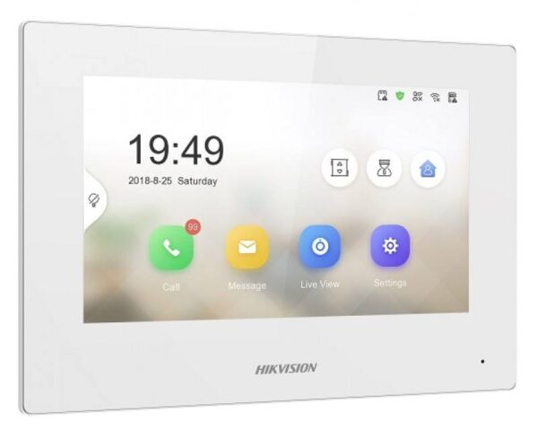 Hikvision DS-KH6320-WTE1-W – IP video-kaputelefon beltéri egység