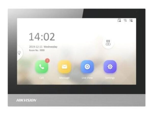 Hikvision DS-KH8380-WTE1 – IP video-kaputelefon beltéri egység