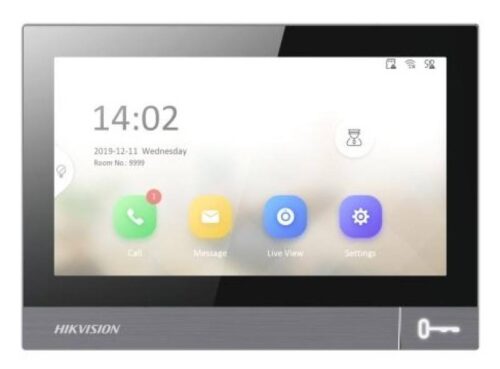 ds-kh8381-wte1-678f4b5d6e781.jpg Hikvision DS-KH8381-WTE1 – IP video-kaputelefon beltéri egység