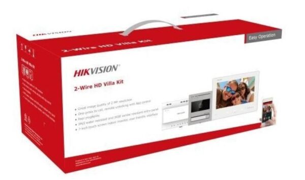 Hikvision DS-KIS704EY – Kétvezetékes HD video-kaputelefon szett