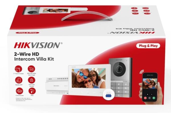 Hikvision DS-KIS706EY – Kétvezetékes HD video-kaputelefon szett