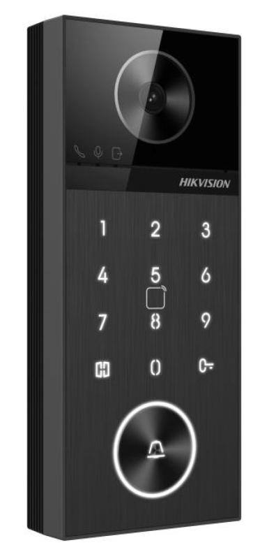 ds-kv6124-wbe1-68f1ed42321b9.jpg Hikvision DS-KV6124-WBE1 – Egylakásos IP video-kaputelefon kültéri egység