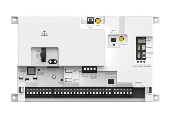 Hikvision DS-PA502-128 – 128 zónás AX Hybrid Pro G2 vezetékes riasztóközpont
