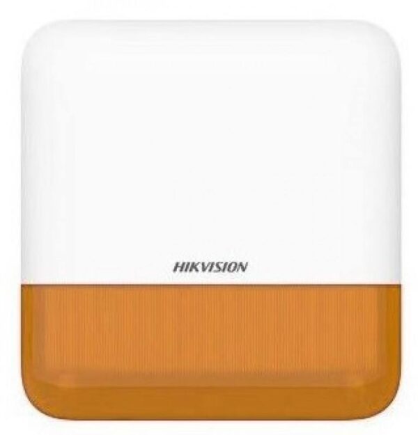 Hikvision DS-PS1-E-WE/Orange – Vezeték nélküli kültéri sziréna AXPro központokhoz