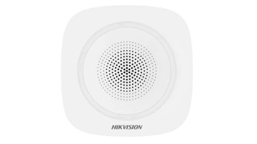 Hikvision DS-PS1-I-WE(B)/RED – Vezeték nélküli beltéri sziréna AXPro központokhoz