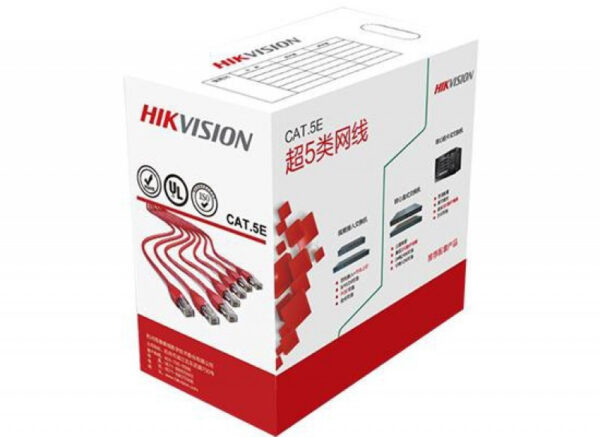 ds1ln5es.jpg Hikvision 305 m CAT5E UTP hálózati kábel(réz, 0.5 mm, CM)