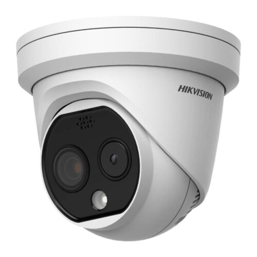 Hikvision Hőkamera, Bispektrális turret kamera, 160x120, 3,1 mm, Fény és hangriasztás, 17 um HIKMICRO Detectors