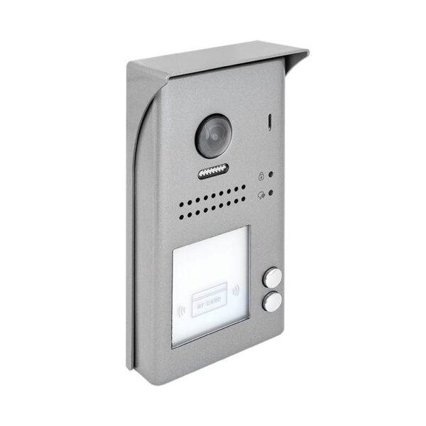 2EASY két lakásos felületre szerelhető kaputelefon egység - RFID olvasó IP54