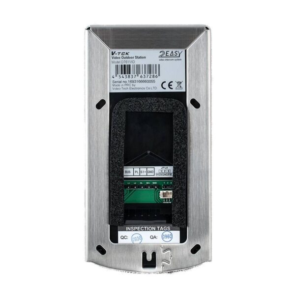 dt611-id_7_800x800.jpg 2EASY 1 lakásos RFID felületre szerelhető kártyaolvasós kaputelefon kültéri egység IP54