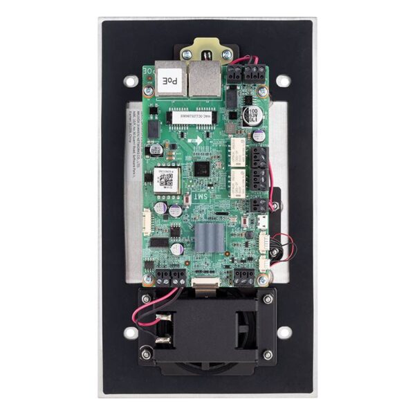 IP Video vészhívó, egygombos, süllyesztett, PoE, Cseppálló (IP65)