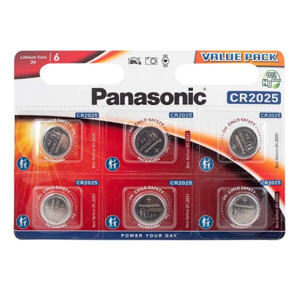 Panasonic CR2025 elem távirányítókba