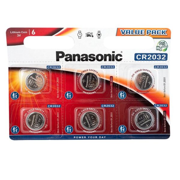 Panasonic CR2032 elem távirányítókba 1 db
