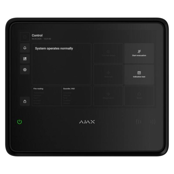 Ajax EN54-FIRE-HUB-BLACK – EN54 Fire Hub tűzjelző központ