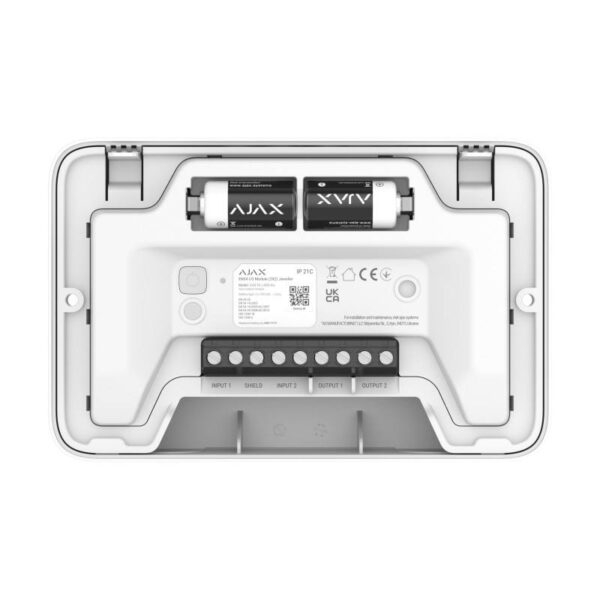 Ajax EN54-IO-MODULE-2X2-WHITE – EN54 I/O Module be- és kimeneti modul Ajax tűzjelző központhoz