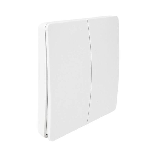 et-ks2-254_isoright_800x800.jpg Kinetikus nyomókapcsoló beépített RF adóval, 2 csatorna, fehér(IP67)