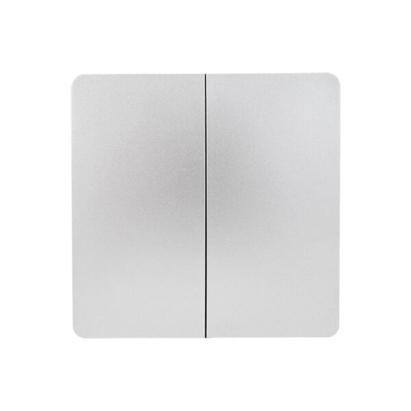 et-ks2-254s_front_800x800.jpg Kinetikus nyomókapcsoló beépített RF adóval, 2 csatorna, ezüst(IP67)