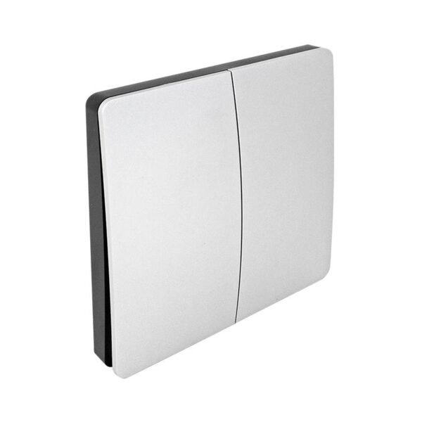 et-ks2-254s_isoright_800x800.jpg Kinetikus nyomókapcsoló beépített RF adóval, 2 csatorna, ezüst(IP67)