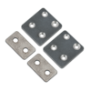 Zárpajzs süllyesztő 2 db, + 2db alátét - normál (25 mm) pajzsokhoz -