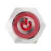 flm19-fw-6-ec-z-rdgn_front_led_rd.jpg Lapos felületű bistabil nyomógomb 19 mm-es furathoz(IP67), piros-zöld LED