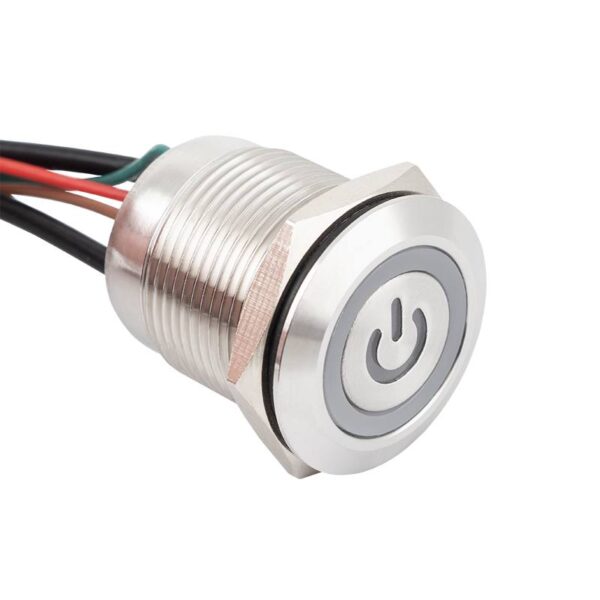 flm19-fw-6-ec-z-rdgn_isoright.jpg Lapos felületű bistabil nyomógomb 19 mm-es furathoz(IP67), piros-zöld LED