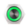 flm19-fw-6-ex-rdgn_front_led_gn.jpg Lapos felületű nyomógomb 19 mm-es furathoz(IP67), NO-COM piros-zöld LED gyűrűvel