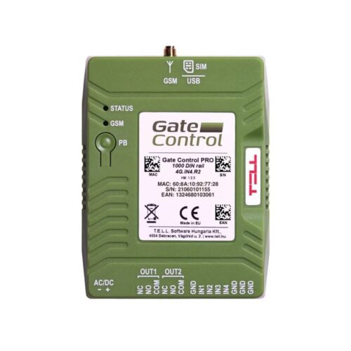 TELL Gate-Control-PRO-1000-4G-DIN – Gate Control PRO 1000 4G kapuvezérlő