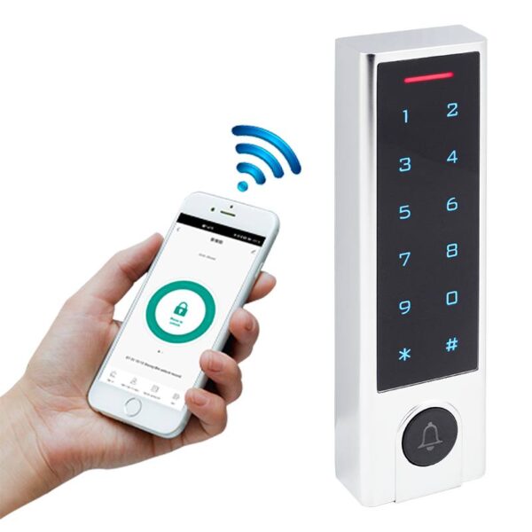 Cseppálló, WiFi-s, önálló kártyaolvasó és kódzár - EM
