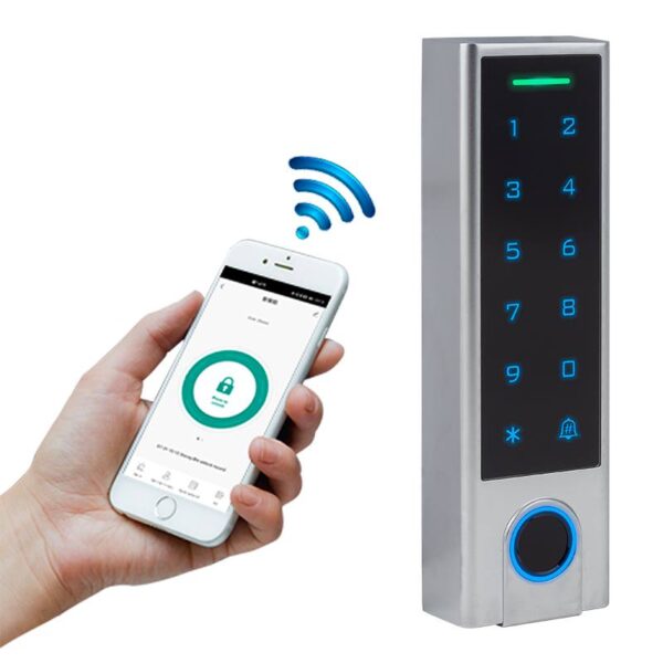 hf3-wifi_isiright_tel_s.jpg Cseppálló, WiFi-s, önálló kártyaolvasó és kódzár - ujjnyomat