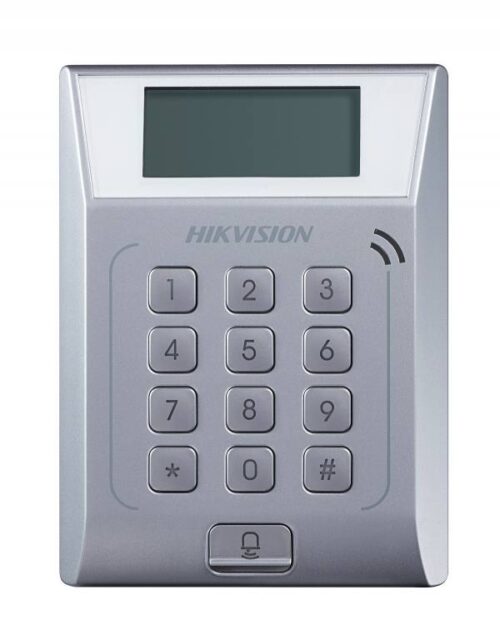 Hikvision Önálló beléptető terminál, Mifare kártyaolvasóval és billentyűzettel