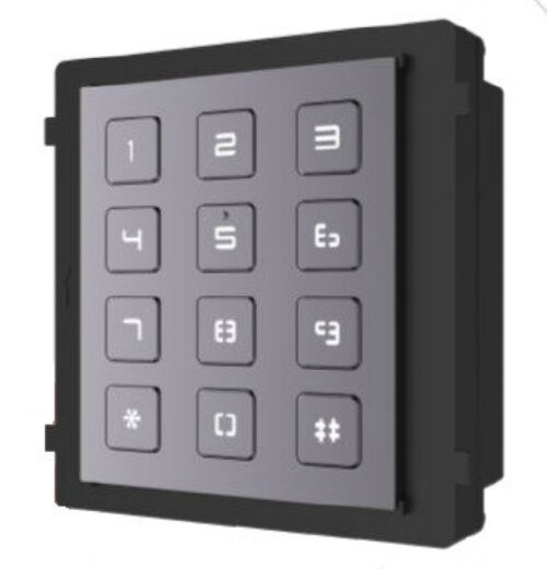 hikvision-ds-kd-kp-1.jpg Hikvision Moduláris IP video-kaputelefon, kültéri billentyűzeti modul