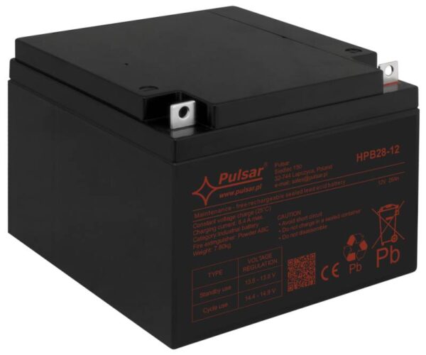 Pulsar HPB28-12 – Akkumulátor 12V 28Ah