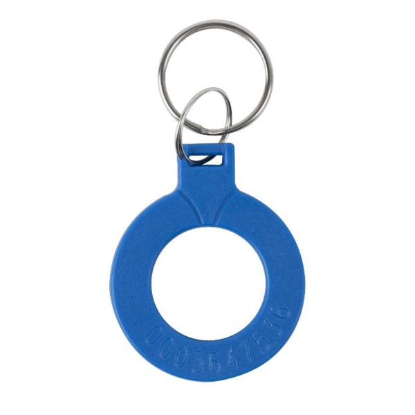 RFID gyűrűs kulcstartó HT4168 (125kHz) chippel - kék