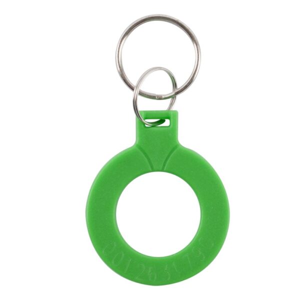 OUTLET: RFID gyűrűs kulcstartó EM4100 (125kHz) chippel - zöld