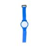 idt-4006em-bl-transparent.jpg Tépőzáras, karóra típusú RFID EM125 kHz, HT4168 chippel - Kék