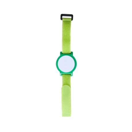 idt-4006em-gn-transparent.jpg Tépőzáras, karóra típusú RFID EM 125 kHz, HT4168 chippel - zöld