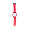 idt-4006em-rd-transparent_1.jpg Tépőzáras, karóra típusú RFID EM 125 kHz, HT4168 chippel - piros