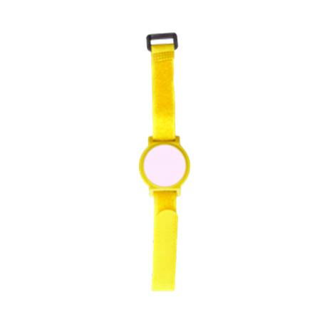 idt-4006em-yo-transparent.jpg Tépőzáras, karóra típusú RFID EM 125 kHz, HT4168 chippel - sárga